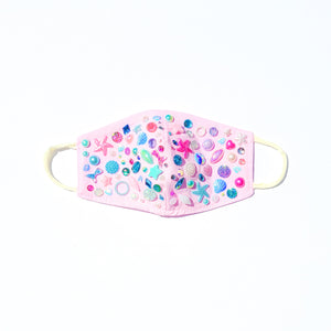 Youth Pink Mermaid face mask