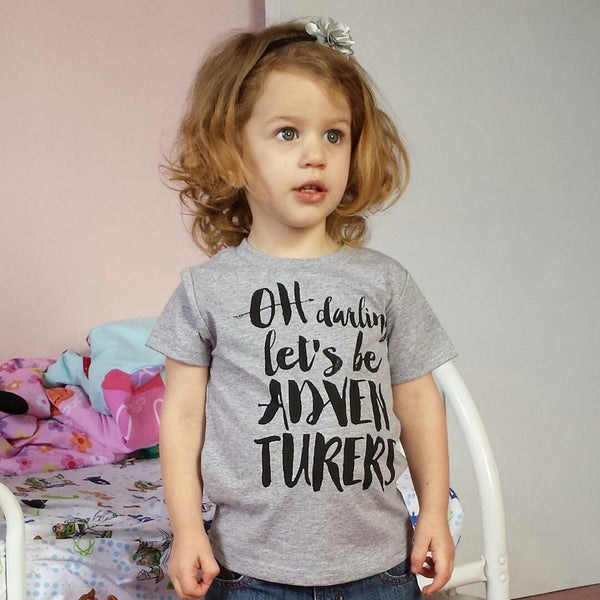 Let's Be Adventurers short sleeve tee